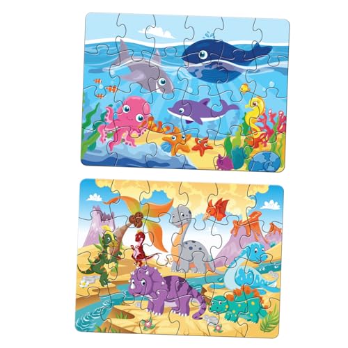 TOYANDONA 2 Sätze Puzzle für Pädagogisches interaktives mitbringsel Kindergeburtstag Kinderzimmer Dekoration laubsägen für Papierpuzzle Puzzlespielzeug TOYANDONA 2 Sätze Puzzle für Pädagogisches interaktives mitbringsel Kindergeburtstag Kinderzimmer Dekoration laubsägen für Papierpuzzle Puzzlespielzeug von TOYANDONA
