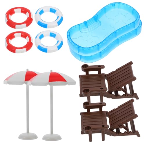 TOYANDONA 2 Sätze Schwimmbadmodell für Toys kinderf puppenmöbel Pool mit hängendem Anhänger Reptilienbecken Hintergrundtafeln Miniatur-Zubehör Miniaturspielzeug Plastik TOYANDONA 2 Sätze Schwimmbadmodell für Toys kinderf puppenmöbel Pool mit hängendem Anhänger Reptilienbecken Hintergrundtafeln Miniatur-Zubehör Miniaturspielzeug Plastik von TOYANDONA