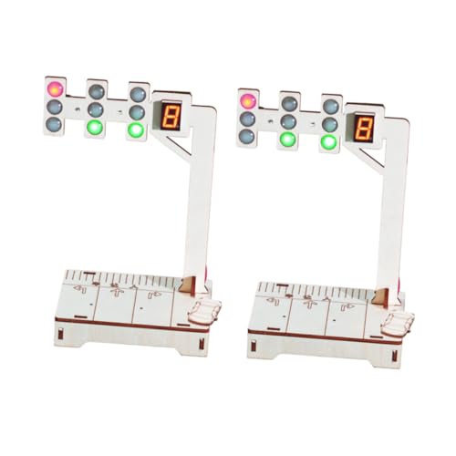 TOYANDONA 2 Sätze Stem Verkehrssignal Modellspielzeug für DIY Holz Ampel Bausatz Realistisches Verkehrslicht Lernspiel für Familien und Schulunterricht Fördert Kommunikation und TOYANDONA 2 Sätze Stem Verkehrssignal Modellspielzeug für DIY Holz Ampel Bausatz Realistisches Verkehrslicht Lernspiel für Familien und Schulunterricht Fördert Kommunikation und von TOYANDONA