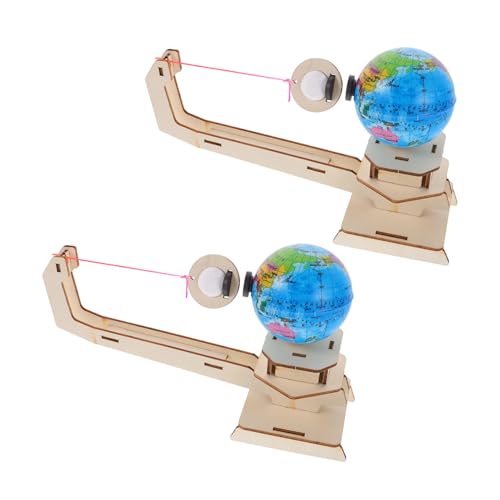 TOYANDONA 2 Sätze Stem Wissenschaftsspielzeug Holzpuzzle Erde Mond Modell Physik Experiment Bausatz Fördert Kreativität Problemlösung und Physikverständnis für Zuhause und Schule TOYANDONA 2 Sätze Stem Wissenschaftsspielzeug Holzpuzzle Erde Mond Modell Physik Experiment Bausatz Fördert Kreativität Problemlösung und Physikverständnis für Zuhause und Schule von TOYANDONA