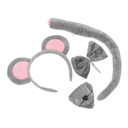 TOYANDONA 2 Sätze Tierkostüm Zubehör Mäuseohren Haarreif Set mit und Fliege Kawaii Cartoon Tier Haarband Wiederverwendbar für Halloween Cosplay Party Geburtstag TOYANDONA 2 Sätze Tierkostüm Zubehör Mäuseohren Haarreif Set mit und Fliege Kawaii Cartoon Tier Haarband Wiederverwendbar für Halloween Cosplay Party Geburtstag von TOYANDONA