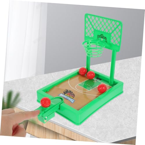 TOYANDONA 2 Sätze Tisch Basketballspielzeug Basketballkorb Indoor Fingerspiel mit Bällen Lernspielzeug zur Hand Augen koordination Geschenk für Jungen und Mädchen Zufällige Zufällige Farbe von TOYANDONA