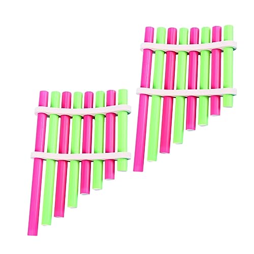 TOYANDONA 2 Satz DIY Panflöte für Teiliges Lernspielzeug für Musikexperimente und Wissenschaft Leicht und Tragbar aus Robustem für Drinnen und Draußen TOYANDONA 2 Satz DIY Panflöte für Teiliges Lernspielzeug für Musikexperimente und Wissenschaft Leicht und Tragbar aus Robustem für Drinnen und Draußen von TOYANDONA