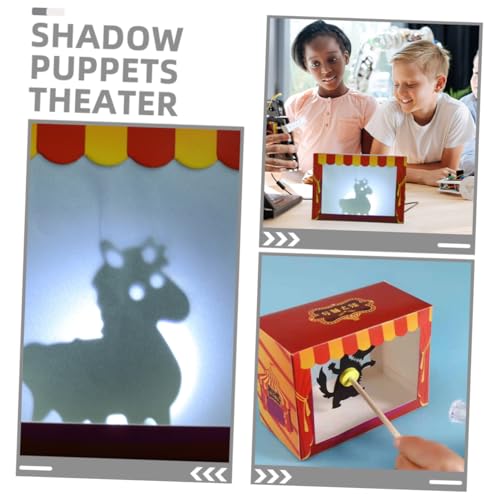TOYANDONA 2 Satz DIY Schattentheater Set für Kreatives Puppenbühnen Bastelset Interaktives Schattenpuppen zum Geschichtenerzählen Fördert Handfertigkeit und Fantasie TOYANDONA 2 Satz DIY Schattentheater Set für Kreatives Puppenbühnen Bastelset Interaktives Schattenpuppen zum Geschichtenerzählen Fördert Handfertigkeit und Fantasie von TOYANDONA