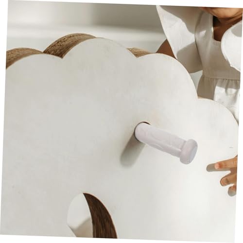 TOYANDONA 2 Satz Schaukelpferd Griffe aus Kunststoff Gewindehaltige Ersatzgriffe für Schaukeltiere Ergonomische Sicher Befestigte Handgriffe für Zuhause und Kindergarten von TOYANDONA