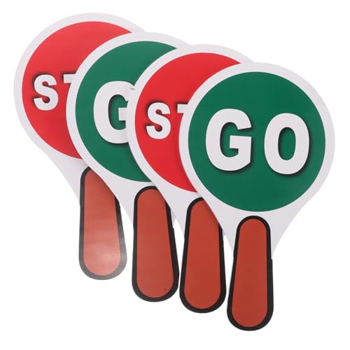 TOYANDONA 2 Satz Teiliges Handheld Stoppschild für Doppelseitiges Wasserdichtes Verkehrsschild Rot für Lehrzwecke zur Verkehrssicherheit für Spiele und Bildungsaktivitäten TOYANDONA 2 Satz Teiliges Handheld Stoppschild für Doppelseitiges Wasserdichtes Verkehrsschild Rot für Lehrzwecke zur Verkehrssicherheit für Spiele und Bildungsaktivitäten von TOYANDONA
