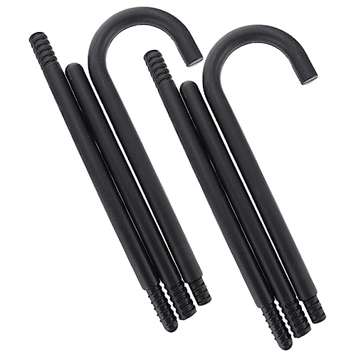 TOYANDONA 2 Sets Party Verkleidung Krücken Requisiten Für Magierauftritte Schwarze Crutch Sticks Für Cosplay Und Foto Events Ideal Für Halloween Und Kostümpartys TOYANDONA 2 Sets Party Verkleidung Krücken Requisiten Für Magierauftritte Schwarze Crutch Sticks Für Cosplay Und Foto Events Ideal Für Halloween Und Kostümpartys von TOYANDONA