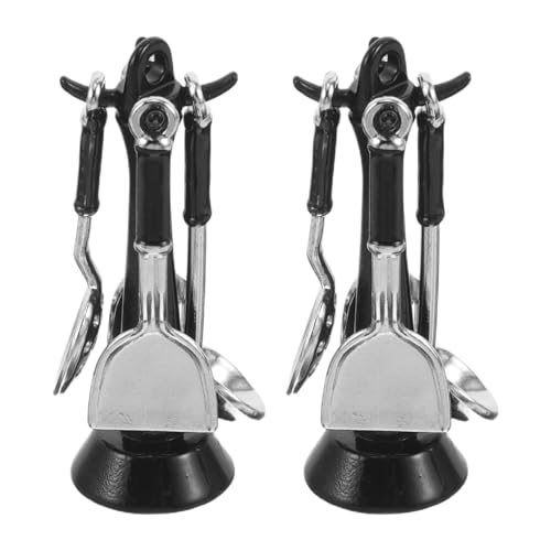 TOYANDONA 2 Sets Mini-Puppenhausküche: Puppenhaus-Miniaturküchenzubehör, realistisches Kochutensilien-Set inklusive Pfannenwender, Suppenlöffel und Sieb für Rollenspiele TOYANDONA 2 Sets Mini-Puppenhausküche: Puppenhaus-Miniaturküchenzubehör, realistisches Kochutensilien-Set inklusive Pfannenwender, Suppenlöffel und Sieb für Rollenspiele von TOYANDONA