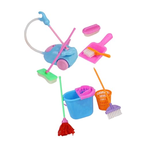 TOYANDONA 2 Sets Miniatur Reinigungswerkzeuge Für ädchen Reinigungsspielzeug Set Zufälligen Farben Ideales Für Rollenspiele Im Playhouse Und Zur Der Kreativität von TOYANDONA