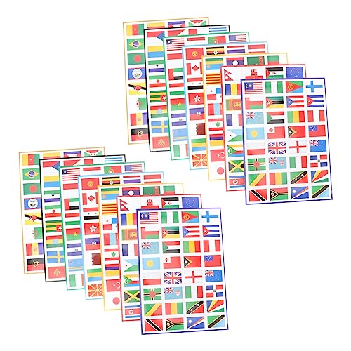 TOYANDONA 2 Sets Weltflaggen Aufkleber Fußballflaggen Fußballaufkleber Fußballaufkleber Neuartige Gesichtsaufkleber Länderflaggenaufkleber Gesichtsaufkleber Flaggenmuster Gesichtsaufkleber von TOYANDONA