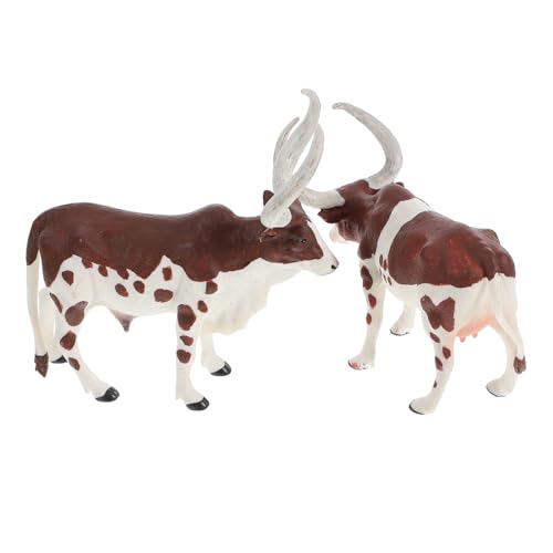 TOYANDONA 2 Spielzeugkühe Realistische Bullenfiguren Lernspielzeug – Rindermodelle Aus Massivem Kunststoff Für Die Heimdekoration – Schreibtischdekoration Fürs Büro TOYANDONA 2 Spielzeugkühe Realistische Bullenfiguren Lernspielzeug – Rindermodelle Aus Massivem Kunststoff Für Die Heimdekoration – Schreibtischdekoration Fürs Büro von TOYANDONA