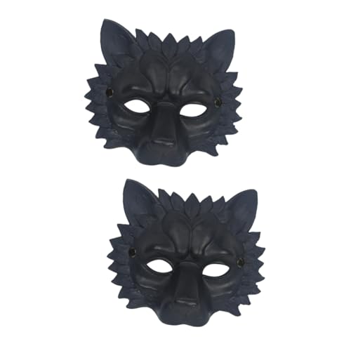 TOYANDONA 2stücke Löwenmaske Für Halloween Cosplay Maskerade Atemberaubende Party-dekoration Bequem Und Atmungsaktiv Für Tanzveranstaltungen Und Festivals Realistische Schwarz TOYANDONA 2stücke Löwenmaske Für Halloween Cosplay Maskerade Atemberaubende Party-dekoration Bequem Und Atmungsaktiv Für Tanzveranstaltungen Und Festivals Realistische Schwarz von TOYANDONA