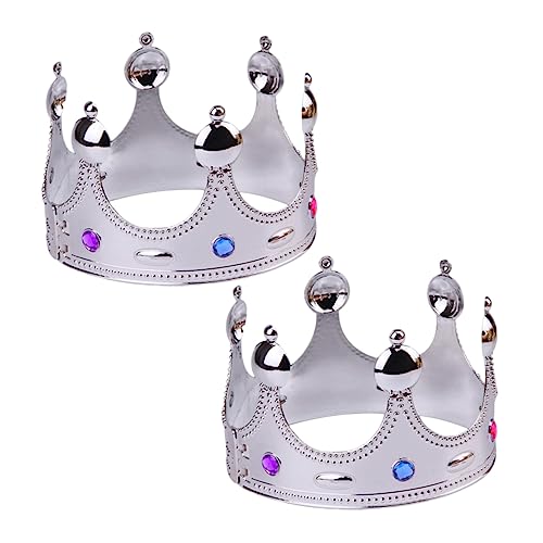 TOYANDONA 2 Stk Silberne Königskrone König Der Halloween-party König Kronenstütze Kronen-stirnband Halloween-party-requisite Halloween-party-königskrone Halloween-könig Silver TOYANDONA 2 Stk Silberne Königskrone König Der Halloween-party König Kronenstütze Kronen-stirnband Halloween-party-requisite Halloween-party-königskrone Halloween-könig Silver von TOYANDONA
