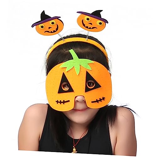 TOYANDONA 2 Stück 1 Satz Haarreifen Aus Horn Kürbis Haarreifen Halloween-stirnband Halloweenkostüm Halloween-cosplay-stirnband Kinderkostüme Geburtstag Haarschmuck Halloween- Orange von TOYANDONA