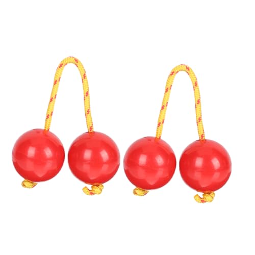 TOYANDONA 2 Stück Afrikanische Maracas Rhythmus Schüttelball für Feierlichkeiten und Musikaufführungen Vielseitiges Percussion Instrument für Hochzeiten und Partys von TOYANDONA