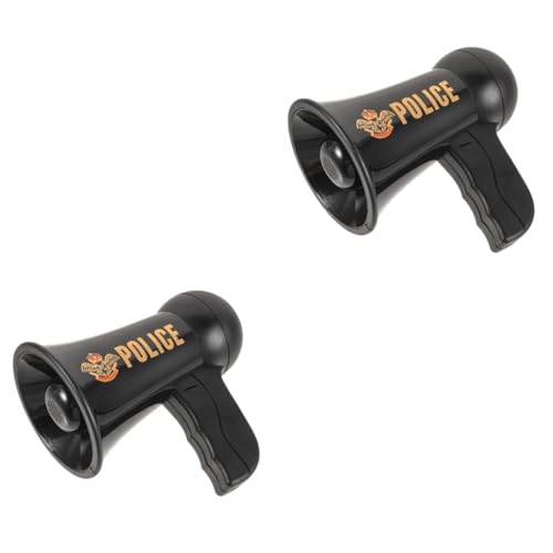 TOYANDONA 2 Stück Amerika Trompete Kid -Trompete Kinderspielzeug Trompete Party für für Loudspeaker Kindertrompete Mikrofon für Plastik Black von TOYANDONA