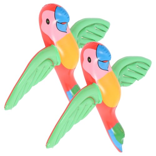 TOYANDONA 2 Stück Aufblasbarer Papagei Wasserballon Strandparty für Kindergeburtstagsfeiern und Tropische Anlässe für Wasserabenteuer TOYANDONA 2 Stück Aufblasbarer Papagei Wasserballon Strandparty für Kindergeburtstagsfeiern und Tropische Anlässe für Wasserabenteuer von TOYANDONA