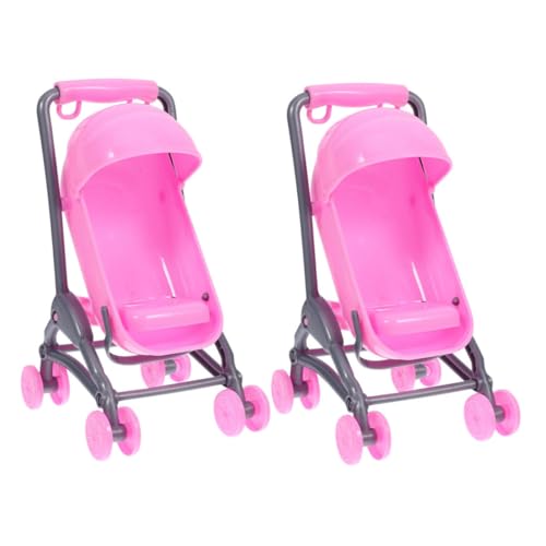 TOYANDONA 2 Stück Beweglicher Kinderwagen Vorgeben Babyspielzeug Babypuppe Buggy Kinderwagen Puppensachen Kleiner Puppenwagen -Kinderwagen Rosa Abs TOYANDONA 2 Stück Beweglicher Kinderwagen Vorgeben Babyspielzeug Babypuppe Buggy Kinderwagen Puppensachen Kleiner Puppenwagen -Kinderwagen Rosa Abs von TOYANDONA