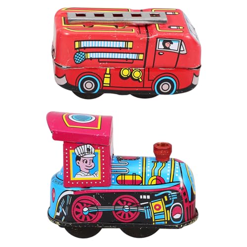 TOYANDONA 2 Stück Blechspielzeug für kinderspielzeug Set spielset zum Aufziehen Zug-Aufziehspielzeug Uhrwerk- Aufzieh Eisenblech rot TOYANDONA 2 Stück Blechspielzeug für kinderspielzeug Set spielset zum Aufziehen Zug-Aufziehspielzeug Uhrwerk- Aufzieh Eisenblech rot von TOYANDONA