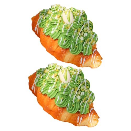 TOYANDONA 2 Stück Croissant- gefälschtes Essen Künstliche Lebensmittel-Requisiten realistisch Simulation falsches Brot replikas replicase Simuliertes Brotmodell dekoratives Croissant Pu TOYANDONA 2 Stück Croissant- gefälschtes Essen Künstliche Lebensmittel-Requisiten realistisch Simulation falsches Brot replikas replicase Simuliertes Brotmodell dekoratives Croissant Pu von TOYANDONA