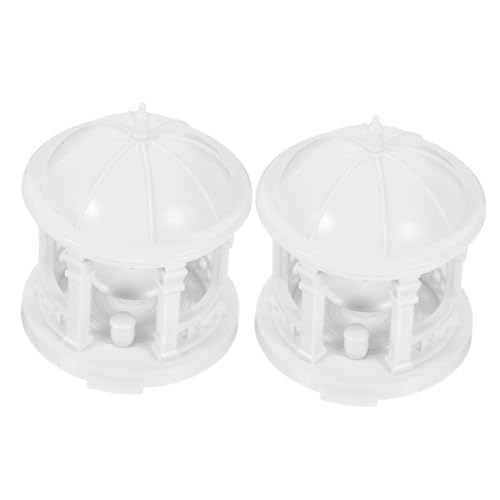 TOYANDONA 2 Stück DIY Miniatur Gartendekoration Sandtisch Zubehör Kleine Gartenfigur für Puppenhaus Mikrolandschaft DIY Bastler von TOYANDONA