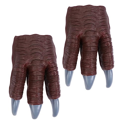 TOYANDONA 2 Stück Dinosaurier Klauen Fäustlinge Spielzeugpfoten Dinosaurierpfoten Für Partys Dinosaurierpfoten Handschuhe Cosplay Dinosaurierpfoten Klauen Dinosaurier Für Brauner TOYANDONA 2 Stück Dinosaurier Klauen Fäustlinge Spielzeugpfoten Dinosaurierpfoten Für Partys Dinosaurierpfoten Handschuhe Cosplay Dinosaurierpfoten Klauen Dinosaurier Für Brauner von TOYANDONA