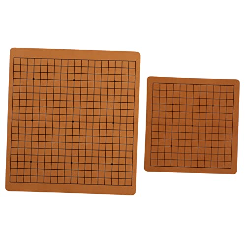 TOYANDONA 2 Stück Doppelseitiges Go-Board Planke Schach Faltbares Go -Spiel Spielbrett Faltbrett Kinderspiel Leder Zufällige Farbe TOYANDONA 2 Stück Doppelseitiges Go-Board Planke Schach Faltbares Go -Spiel Spielbrett Faltbrett Kinderspiel Leder Zufällige Farbe von TOYANDONA
