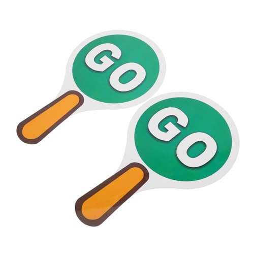 TOYANDONA 2 Stück Doppelseitiges Handzeichen Verkehrszeichen Rot Stop Grün Go Lernspielzeug Verkehrssicherheit Pädagogisch Leicht Tragbar Outdoor Unterricht TOYANDONA 2 Stück Doppelseitiges Handzeichen Verkehrszeichen Rot Stop Grün Go Lernspielzeug Verkehrssicherheit Pädagogisch Leicht Tragbar Outdoor Unterricht von TOYANDONA