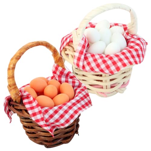 TOYANDONA 2 Stück Eierkorb Für Puppenhaus Mini Hausbedarf Mini Korb Verzierungen Miniatur Korb Modell Mini Ornamente Mini Bambuskorb Basteln Mini Korb Modell Mini Bastelkorb Aus TOYANDONA 2 Stück Eierkorb Für Puppenhaus Mini Hausbedarf Mini Korb Verzierungen Miniatur Korb Modell Mini Ornamente Mini Bambuskorb Basteln Mini Korb Modell Mini Bastelkorb Aus von TOYANDONA