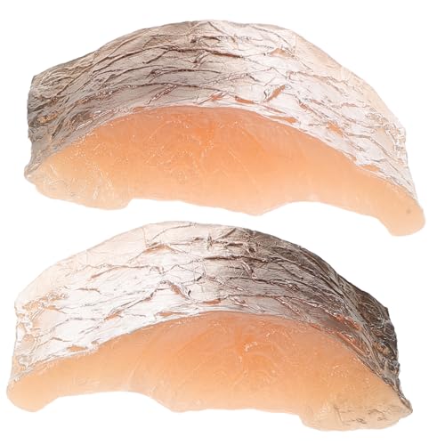 TOYANDONA 2 Stück Gefälschtes Fischmodell: Dekoration, Lebensechte Künstliche Lebensmittel-Requisiten Für Restaurant, Küche, Zuhause, Realistische Simulation Von Fischsteak TOYANDONA 2 Stück Gefälschtes Fischmodell: Dekoration, Lebensechte Künstliche Lebensmittel-Requisiten Für Restaurant, Küche, Zuhause, Realistische Simulation Von Fischsteak von TOYANDONA