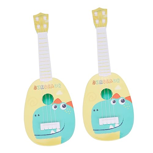 TOYANDONA 2 Stück Gitarre Musikspielzeug für Babys Instrumente Music Instruments for Instrument Musikalisches pädagogisches Bildungsspielzeug Plastik von TOYANDONA