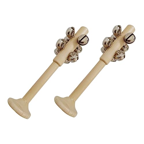 TOYANDONA 2 Stück Glocke Musikspielzeug Lernwerkzeug für frühe Instrumente Lehrmittel für Vorschulkinder kleine Spielsachen rassel Glocken Legierung TOYANDONA 2 Stück Glocke Musikspielzeug Lernwerkzeug für frühe Instrumente Lehrmittel für Vorschulkinder kleine Spielsachen rassel Glocken Legierung von TOYANDONA