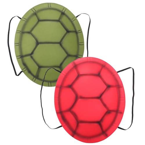 TOYANDONA 2 Stück Halloween Kostüm Zubehör für Leichtes und Bequemes Tortoise Shell Cosplay für Karneval und Partys Wiederverwendbar und Einfach Anzulegen von TOYANDONA