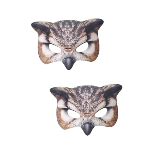 TOYANDONA Eulenmaske Kinder 2 Stück Halloween Maske Partyzubehör Maske Maskerade Männer Eulenmaske Halloween Maskerade Maske Für Männer Festival Masken Bulk Maske Cosplay Festival Maske Männer TOYANDONA Eulenmaske Kinder 2 Stück Halloween Maske Partyzubehör Maske Maskerade Männer Eulenmaske Halloween Maskerade Maske Für Männer Festival Masken Bulk Maske Cosplay Festival Maske Männer von TOYANDONA
