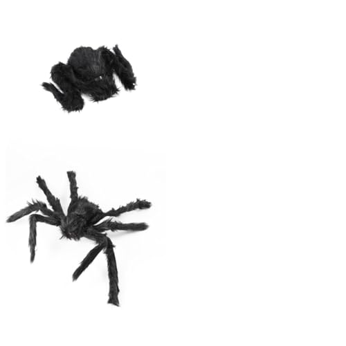 TOYANDONA 2 Stück Halloween-Spinne Halloween plüschtier Halloween Plush Toy Halloween Spider Model Toy Halloween Prank Toy Plush Spider Toy tierische Spinne Halloween-Dekorationen von TOYANDONA
