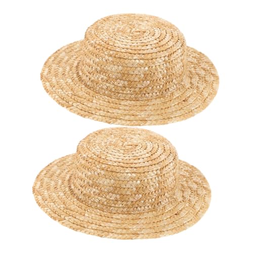 TOYANDONA 2 Stück Handgefertigte Kleine Woven Hüte für Puppen Runde Kappen für DIY Projekte Bastelbedarf und Tischdekorationen für Kreative Bastelarbeiten TOYANDONA 2 Stück Handgefertigte Kleine Woven Hüte für Puppen Runde Kappen für DIY Projekte Bastelbedarf und Tischdekorationen für Kreative Bastelarbeiten von TOYANDONA