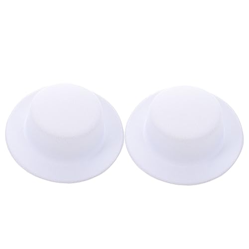 TOYANDONA Kleiner Zylinder 2 Stück Elegante Formelle Hüte Dekorative Kopfbedeckung Haar-accessoires für Erwachsene von TOYANDONA