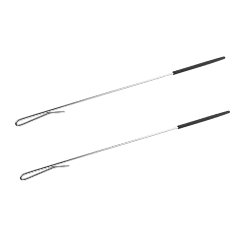 TOYANDONA 2 Stück Handpuppen-Joystick Puppenstangen Aus Metall Puppenstab Marionettensteuerstange Puppenarmstange Taschenpersonal Marionettengriffe Armsteuerstangen Plastik von TOYANDONA