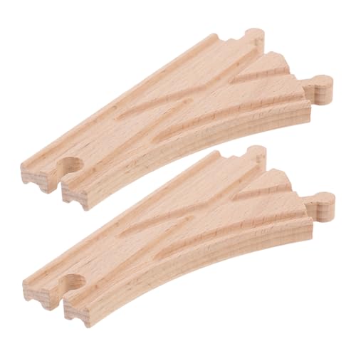 TOYANDONA 2 Stück Hölzerne Zugspurzubehör Schienen Bildungsspielzeug Gleiszubehör Zubehör Für Den Zugtisch Zugdracks Ausbau Der Bahngleise Gleisverbinder Zug Zubehör Khaki Holz TOYANDONA 2 Stück Hölzerne Zugspurzubehör Schienen Bildungsspielzeug Gleiszubehör Zubehör Für Den Zugtisch Zugdracks Ausbau Der Bahngleise Gleisverbinder Zug Zubehör Khaki Holz von TOYANDONA