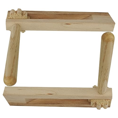 TOYANDONA 2 Stück Holz Kastagnetten Musikinstrumente aus Holz Manuell Drehbare Geräuschmacher Pädagogisches für Frühe Musikförderung und Partyspaß TOYANDONA 2 Stück Holz Kastagnetten Musikinstrumente aus Holz Manuell Drehbare Geräuschmacher Pädagogisches für Frühe Musikförderung und Partyspaß von TOYANDONA