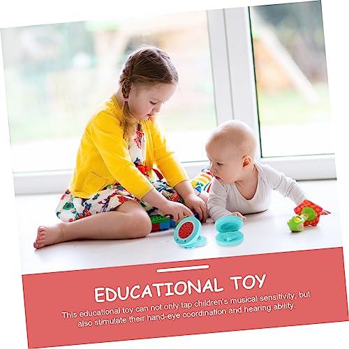 TOYANDONA 2 Stück Holz Kastagnetten Teilig Langlebiges Haushalts Kinderspielzeug aus Holz Sicher und Glatt Fördert Hand Augen Koordination und Lerninstrument für Jungen und Mädchen TOYANDONA 2 Stück Holz Kastagnetten Teilig Langlebiges Haushalts Kinderspielzeug aus Holz Sicher und Glatt Fördert Hand Augen Koordination und Lerninstrument für Jungen und Mädchen von TOYANDONA