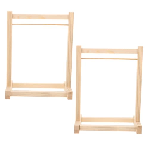 TOYANDONA 2 Stück Holz Kleideraufbewahrung für Puppenmöbel Platzsparend und für Kleine Mädchen und Puppenliebhaber TOYANDONA 2 Stück Holz Kleideraufbewahrung für Puppenmöbel Platzsparend und für Kleine Mädchen und Puppenliebhaber von TOYANDONA