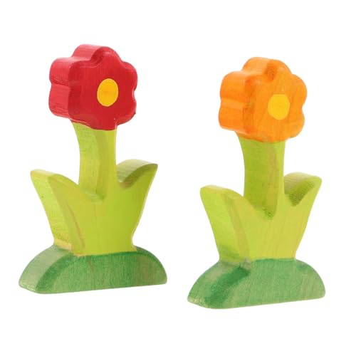 TOYANDONA 2 Stück Holzblumen Bausteine Handgeschnitzt DIY Miniatur Garten Bausatz für Realistische Blumenmodelle Kreative Spielsteine für Jungen und Mädchen TOYANDONA 2 Stück Holzblumen Bausteine Handgeschnitzt DIY Miniatur Garten Bausatz für Realistische Blumenmodelle Kreative Spielsteine für Jungen und Mädchen von TOYANDONA