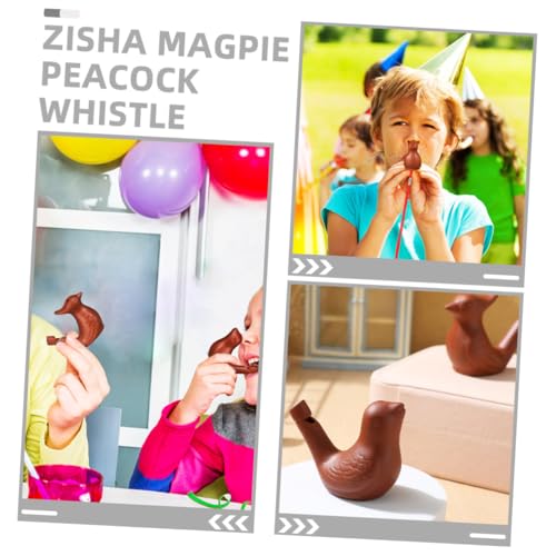 TOYANDONA 2 Stück Keramik Vogelpfeifen Zisha Material Magpie Peacock Design Lustige Wasserspielzeug Kindergeburtstag Partygeschenke Lernspielzeug Klangvolles Musikspielzeug für Jugendliche TOYANDONA 2 Stück Keramik Vogelpfeifen Zisha Material Magpie Peacock Design Lustige Wasserspielzeug Kindergeburtstag Partygeschenke Lernspielzeug Klangvolles Musikspielzeug für Jugendliche von TOYANDONA