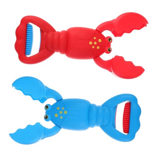TOYANDONA 2 StüCk Kinder Sandspielzeug Hummer Schaufel Set, Strand Und Schneespielzeug, Leicht Tragbar, Sandkasten Schaufel, Sandgreifer FüR Sommer Und Winter AktivitäTen von TOYANDONA