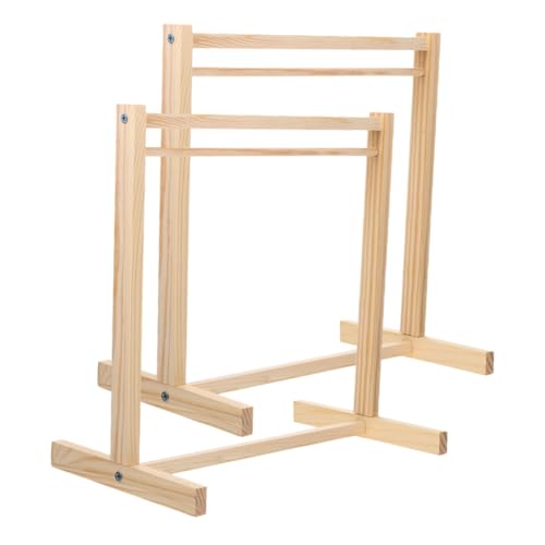 TOYANDONA 2 Stück Kleiderbügel Für Babys Puppenhaus Kleiderständer Kleiner Kleiderbügel Aus Holz Miniatur-kleiderdisplay Kleiderbügel Für Puppenhosen Puppenkleidungsanzeige Steht Vor Hölzern TOYANDONA 2 Stück Kleiderbügel Für Babys Puppenhaus Kleiderständer Kleiner Kleiderbügel Aus Holz Miniatur-kleiderdisplay Kleiderbügel Für Puppenhosen Puppenkleidungsanzeige Steht Vor Hölzern von TOYANDONA