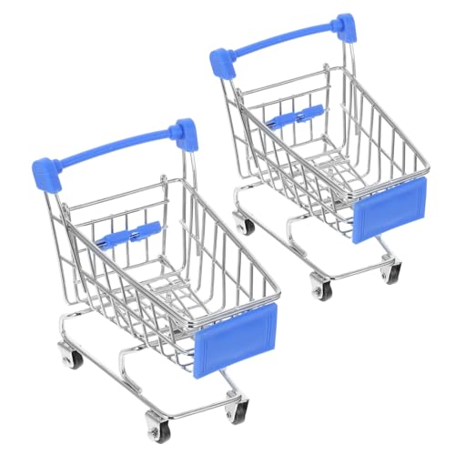TOYANDONA 2 Stück Kleine Einkaufswagen: Spielzeug-Miniatur-supermarkt-einkaufswagen Für Kinder, Handwerkskunst Für Rollenspiele, Büro, Heimdekoration TOYANDONA 2 Stück Kleine Einkaufswagen: Spielzeug-Miniatur-supermarkt-einkaufswagen Für Kinder, Handwerkskunst Für Rollenspiele, Büro, Heimdekoration von TOYANDONA