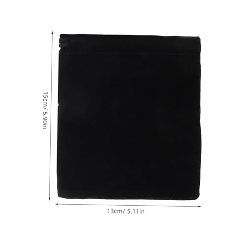 TOYANDONA 2 Stück Kleine Wiederverwendbare Lint Beutel mit Kordelzug und Kratzschützend Tragbare Würfel Puzzle Aufbewahrungstaschen Leicht Verschleißfest für und Kleine Spielsteine von TOYANDONA