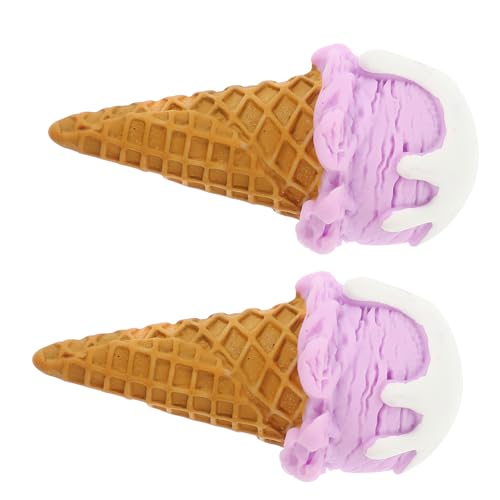 TOYANDONA 2 Stück Künstliche Eistüte Deko Realistisches Eiscreme Modell für Laden Schaufenster Party Fotorequisiten und Wohnraumdekoration mit Detailgetreuer TOYANDONA 2 Stück Künstliche Eistüte Deko Realistisches Eiscreme Modell für Laden Schaufenster Party Fotorequisiten und Wohnraumdekoration mit Detailgetreuer von TOYANDONA