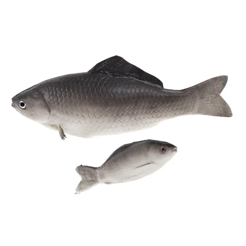 TOYANDONA 2 Stück Künstliche Fisch Deko Realistische Aquarium Figuren Detailgetreue Tiermodelle für Aquarien Dekorative Schwimmfiguren für Heim Lehrzwecke Vielseitig Einsetzbar im von TOYANDONA